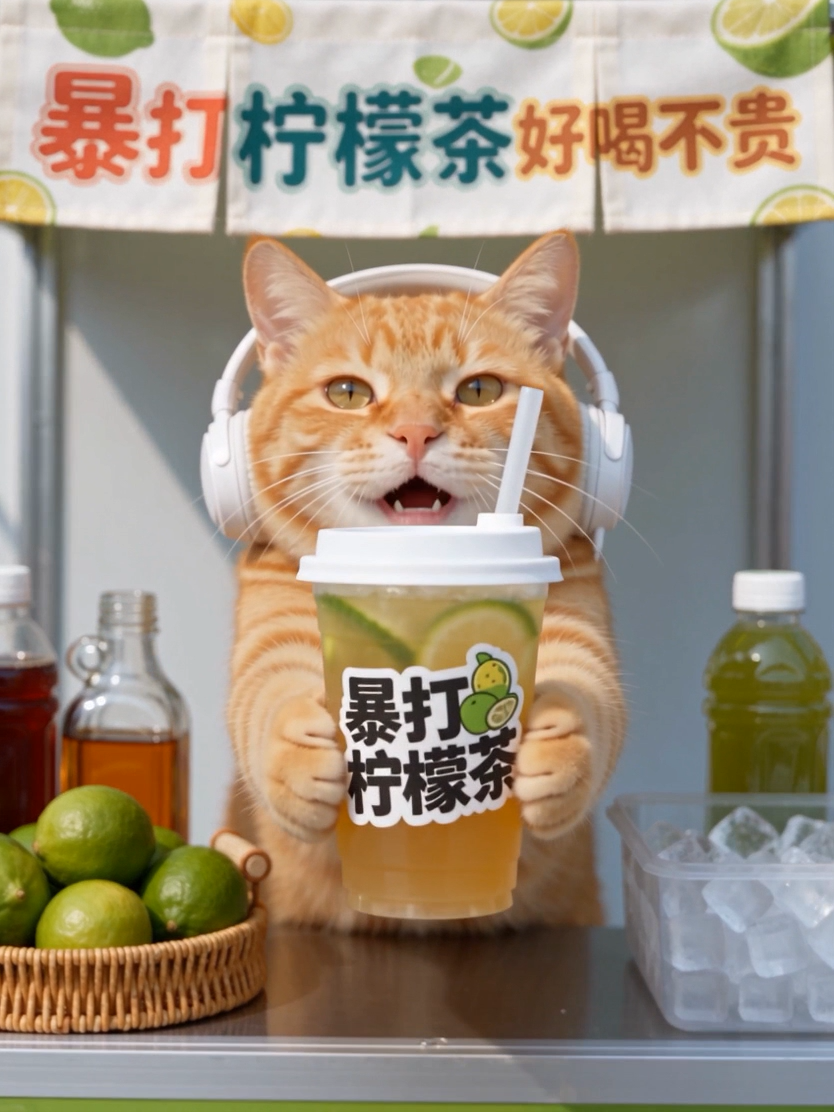 萌宠厨房短片 AI视频模板效果预览