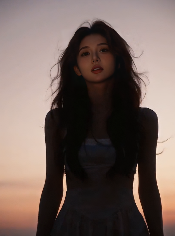 海边复古胶片 AI视频模板效果预览