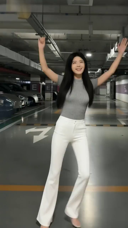 小姐姐尬舞 AI视频模板效果预览