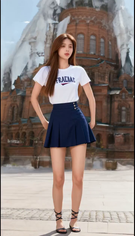 长腿辣妹舞 AI视频模板效果预览