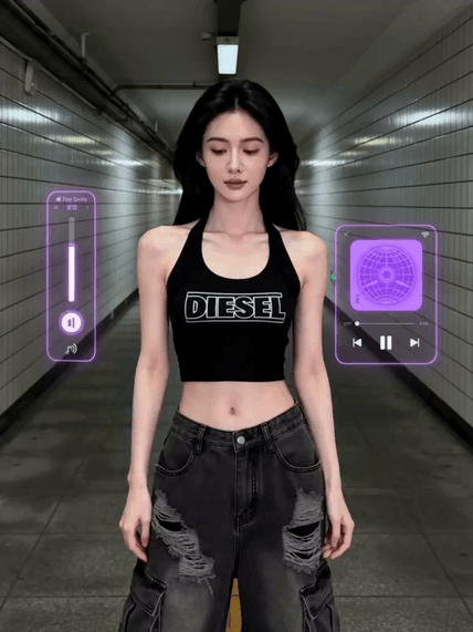 音乐开启变装 AI视频模板效果预览