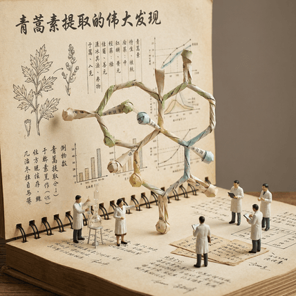青蒿素研 AI图片模板效果预览