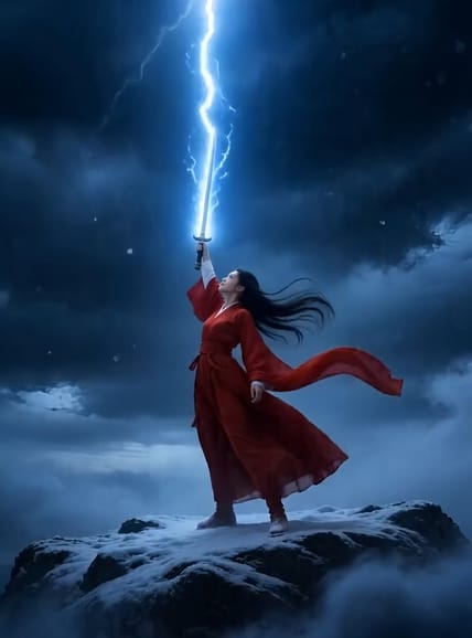 红衣剑客封神 AI视频模板效果预览