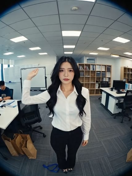挥臂转场漫游世界 AI视频模板效果预览