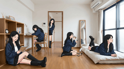 变多个动漫分身 AI图片模板效果预览