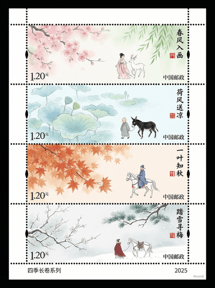 水墨印记 AI图片模板效果预览