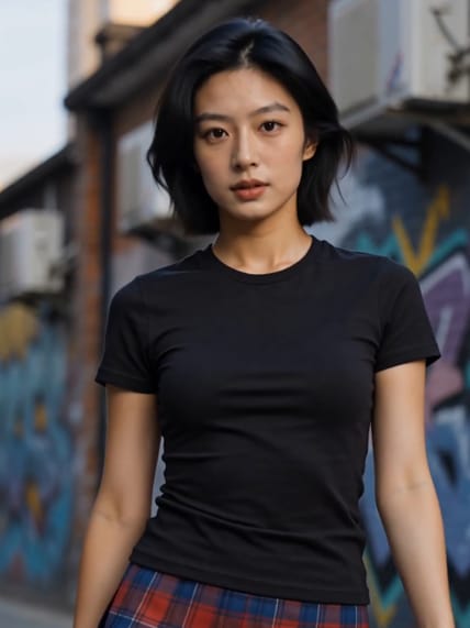智能试衣展示 AI视频模板效果预览