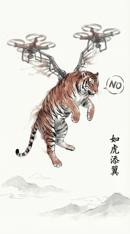 如虎添翼 AI图片模板效果预览