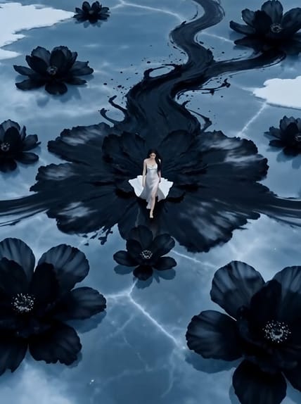 水墨女神觉醒 AI视频模板效果预览