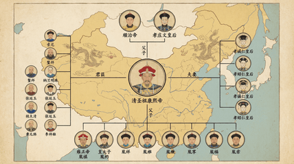 九子夺嫡图解 AI图片模板效果预览