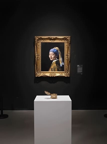名画少女复活 AI视频模板效果预览