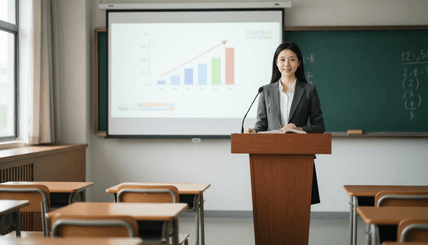 上传照片变身人民教师 AI图片模板效果预览