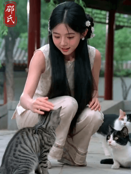 小女子倒拔垂杨柳 AI视频模板效果预览