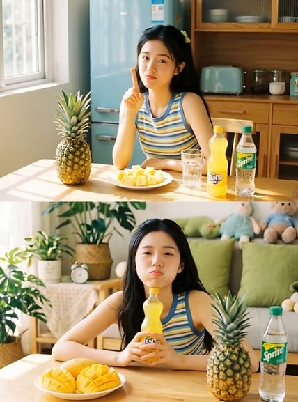 汽水味的夏天 AI视频模板效果预览