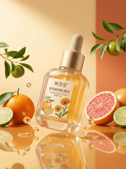 维C精华商业摄影 AI图片模板效果预览