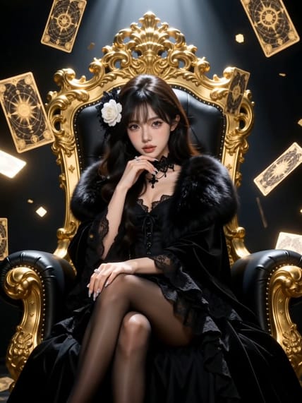 暗黑女王卡点变装 AI视频模板效果预览