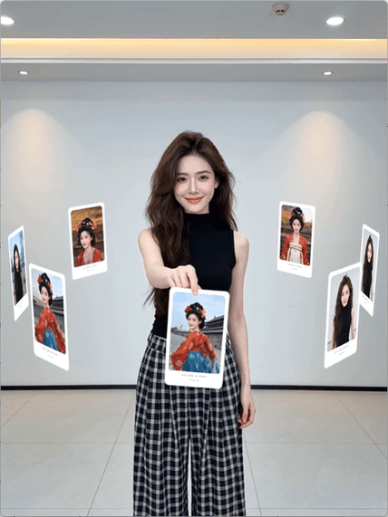 秒变大唐仕女 AI视频模板效果预览