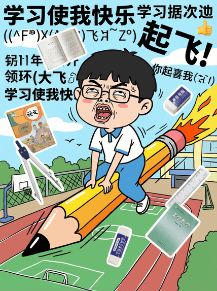 沙雕漫画 AI图片模板效果预览