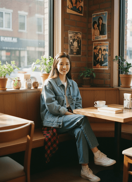 不同年代女性风格照片 AI图片模板效果预览